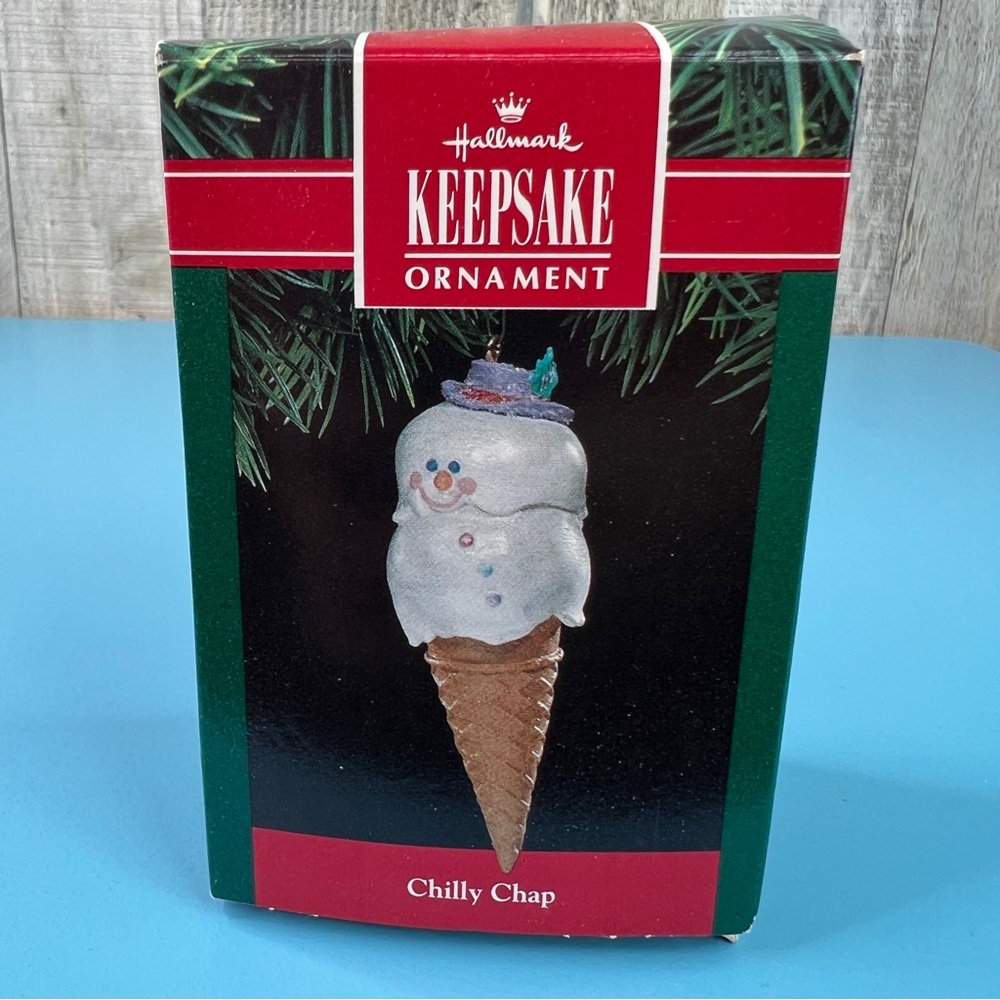 Hallmark Keepsake Ornament Chilly Chap Handcrafted & Dated 1991